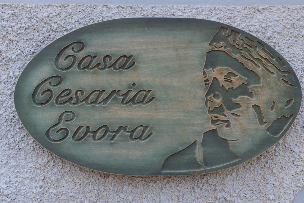 Placa de la Casa de Cesária Évora en Mindelo