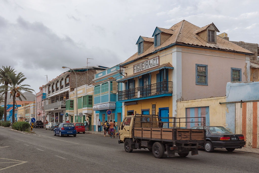 Casas coloniales en Mindelo