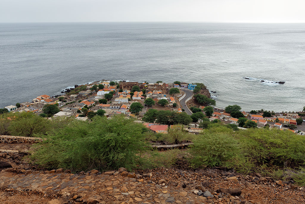 Vista general de Cidade Velha desde Fortaleza