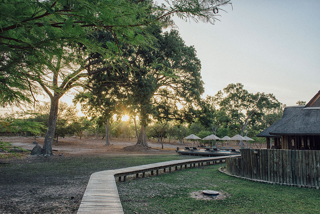 Atardecer en Fathala Lodge