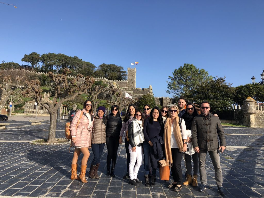 El equipo de Canarias Viaja en Baiona