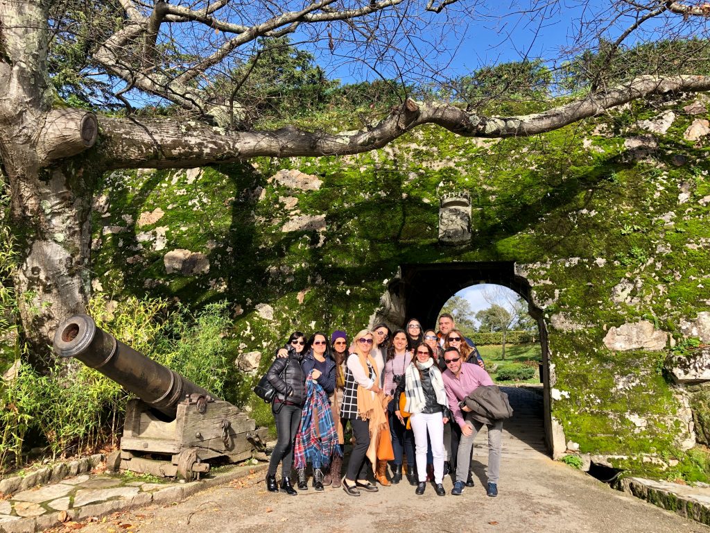 Equipo de Canarias Viaja en el Monte do Castro en Vigo