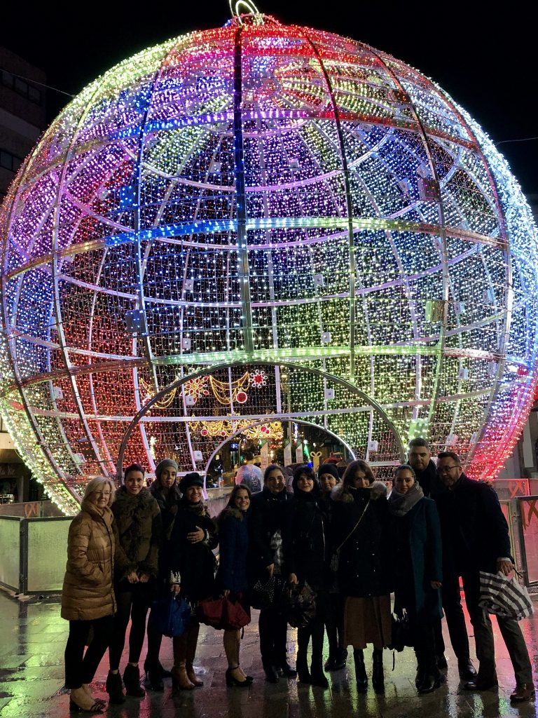 Equipo de Canarias Viaja en la Navidad de Vigo