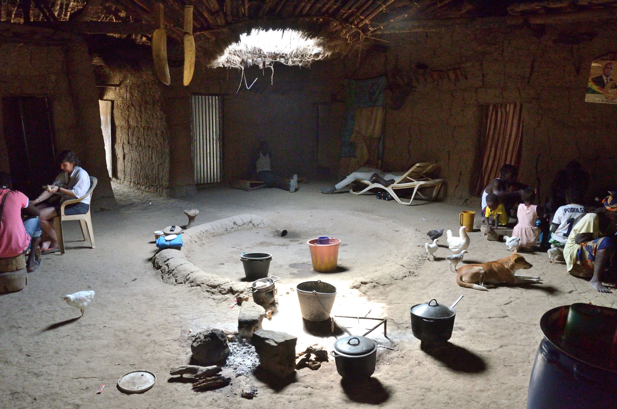 Casamance interior casa impluvio