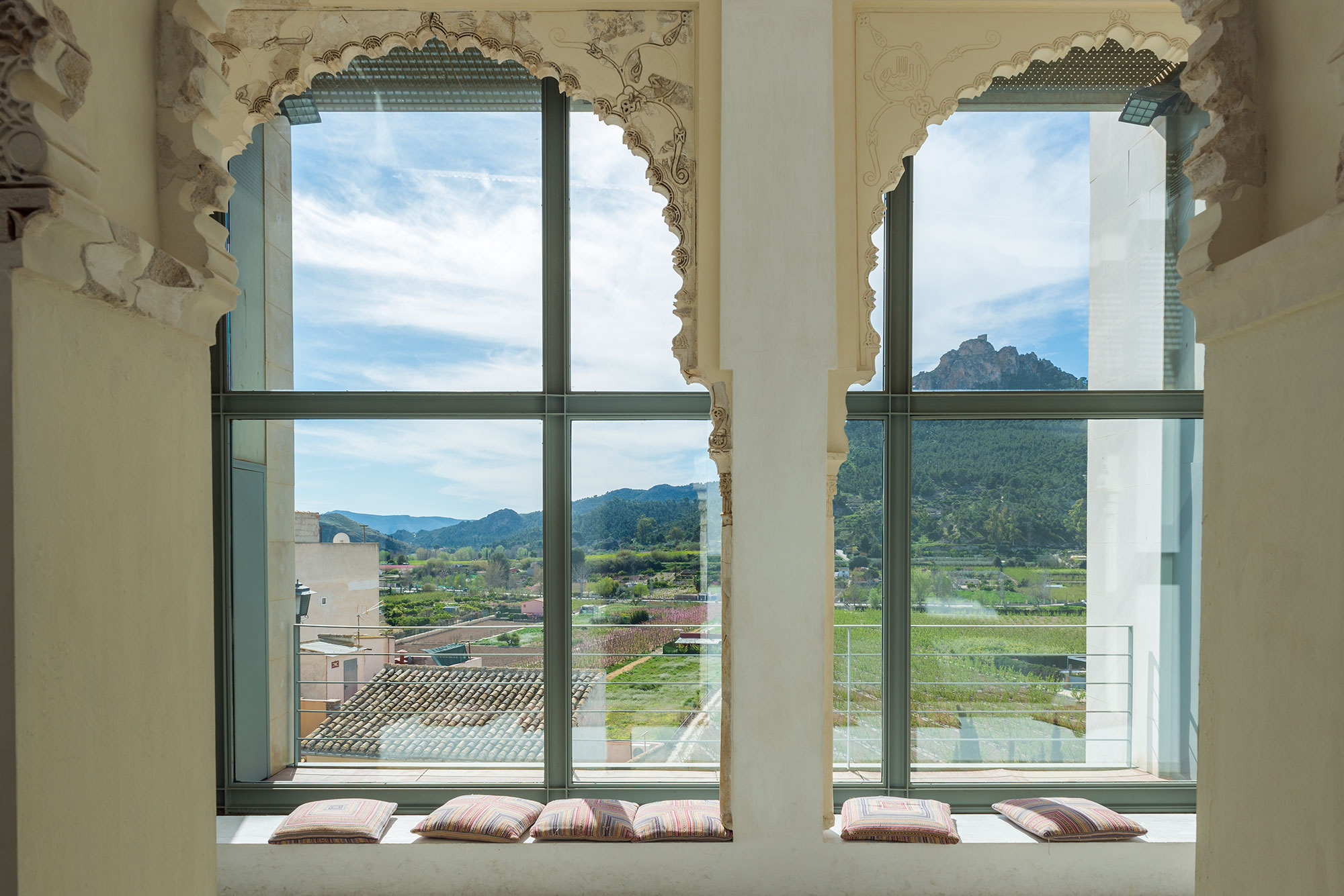 Vista desde interior del museo de Siyasa