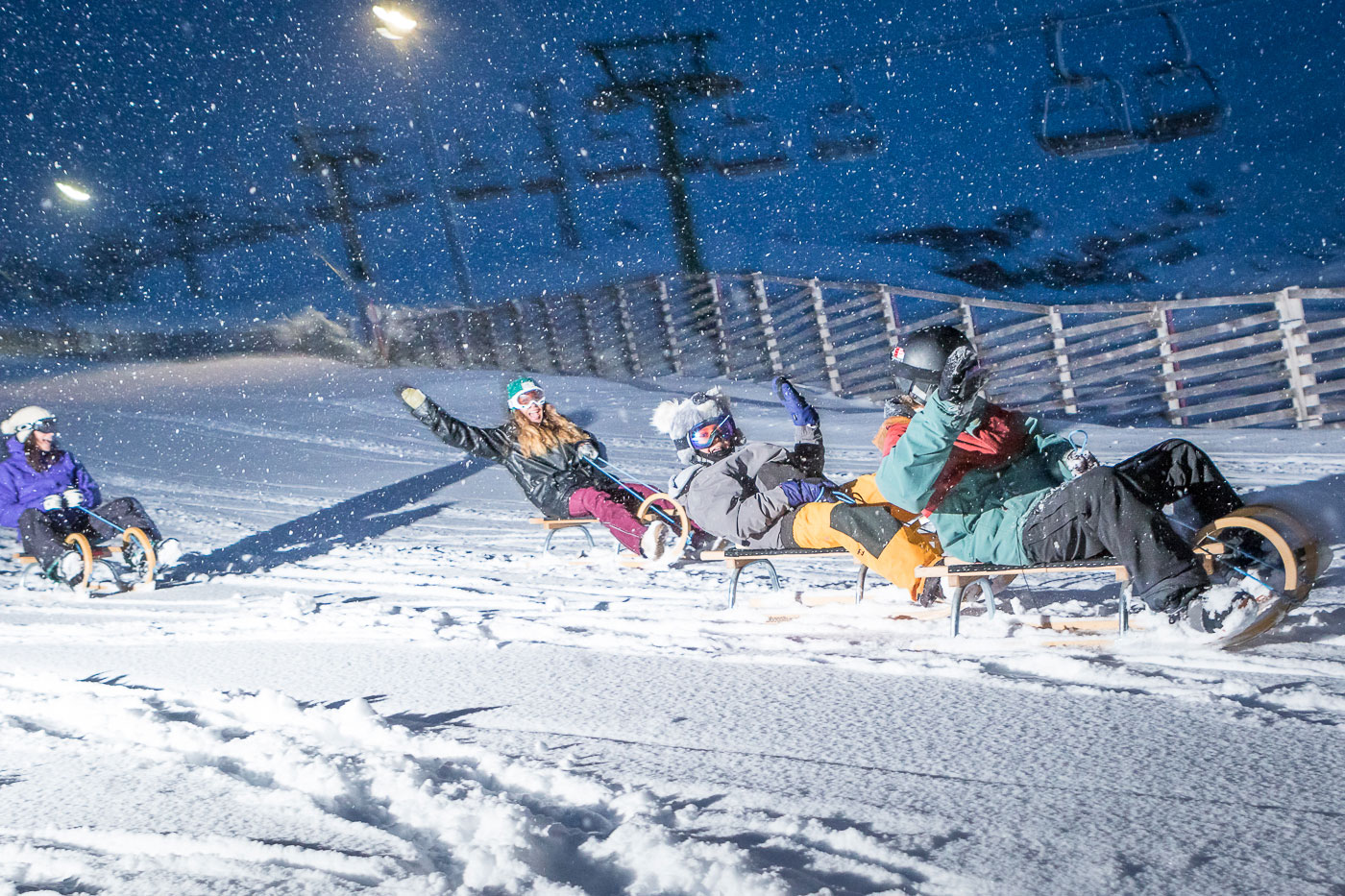 Tobogganing en Formigal