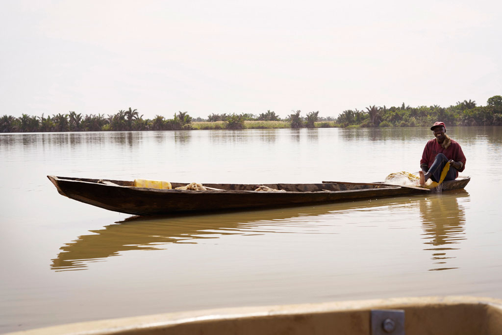 Canoas en Gambia