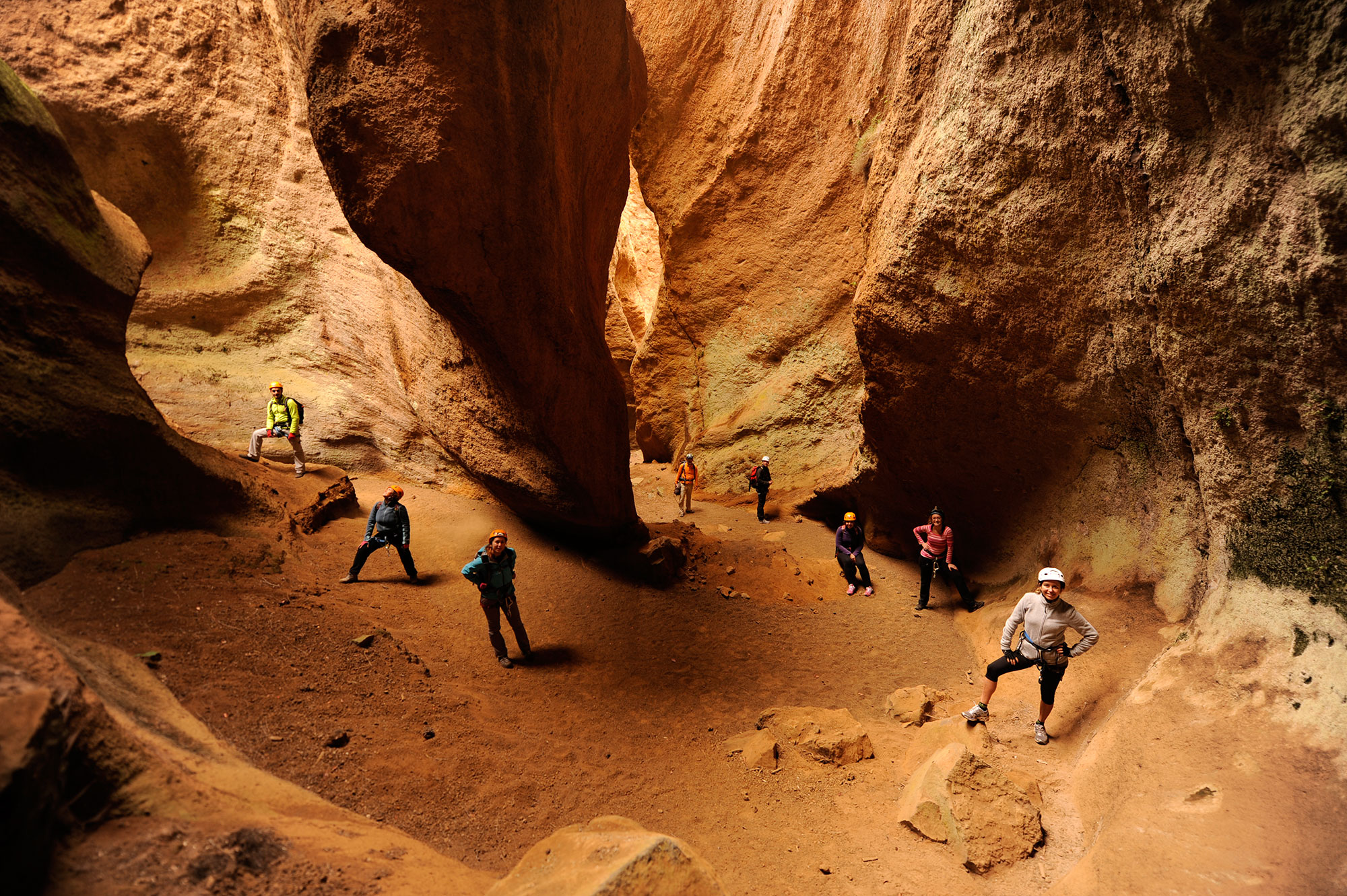 Rapel en el Barranco de Los Arcos