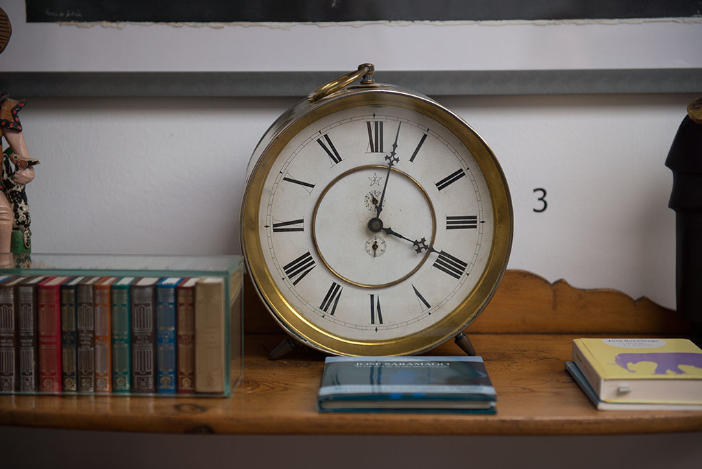 Reloj en A Casa de Saramago en Lanzarote