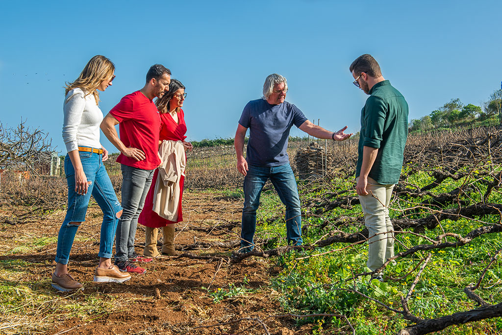 Visita a los viñedos de Bodegas Monje