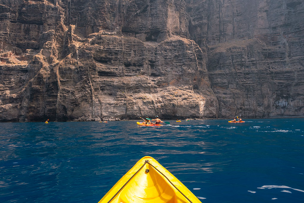 kayak en Los Gigantes