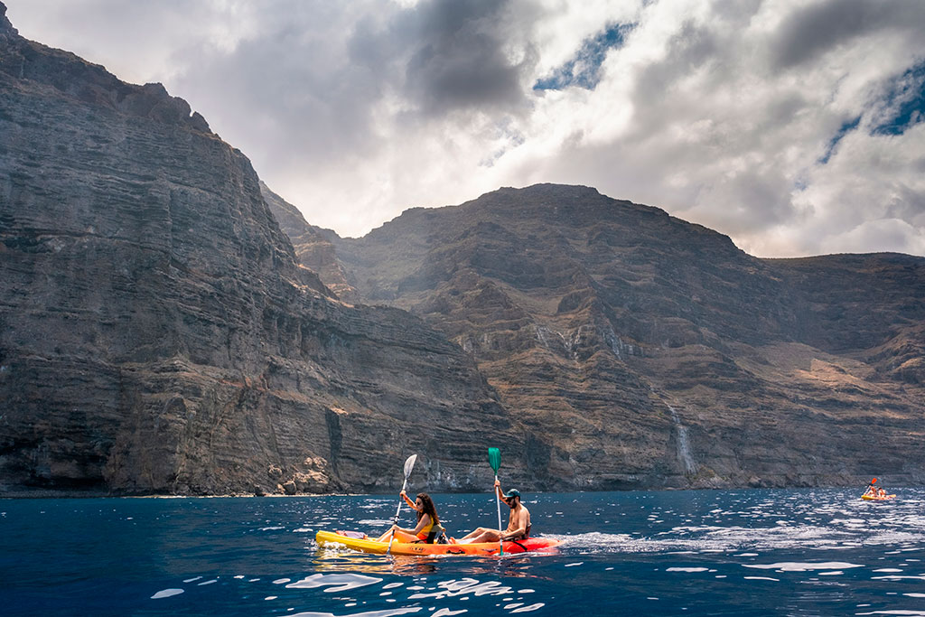 kayak en Los Gigantes