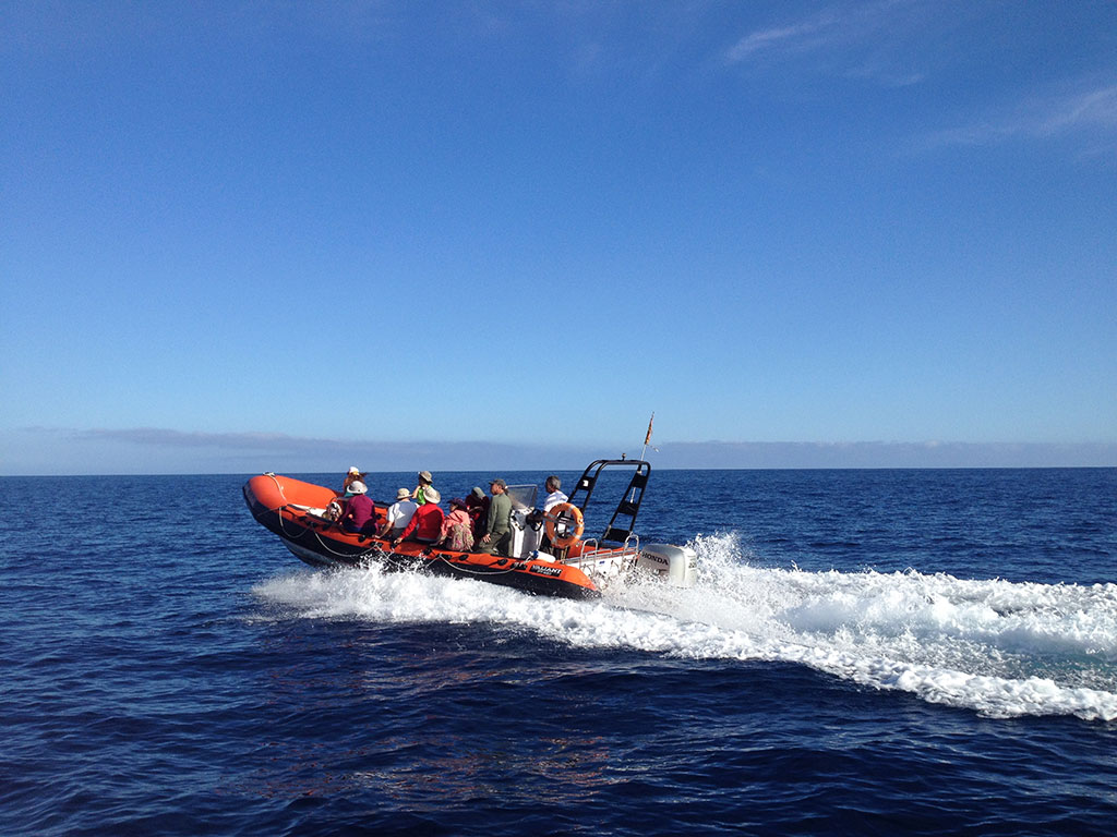 barco de buceo en el hierro