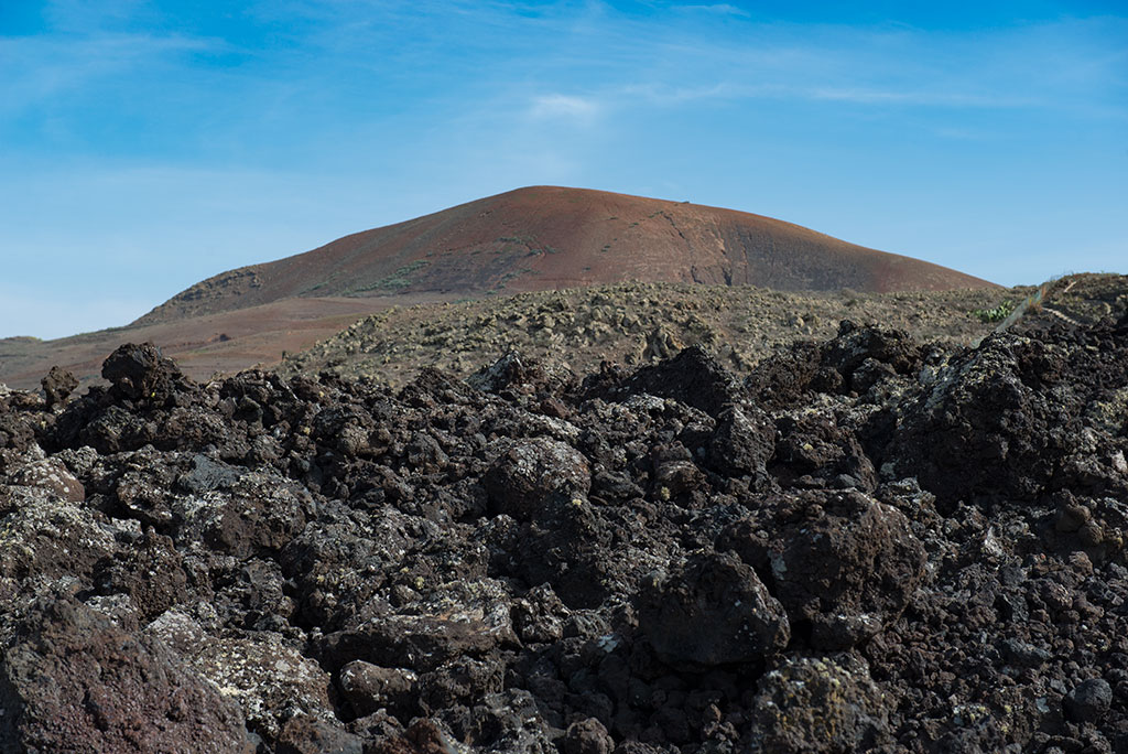 Volcan y lava, Saramago en lanzarote