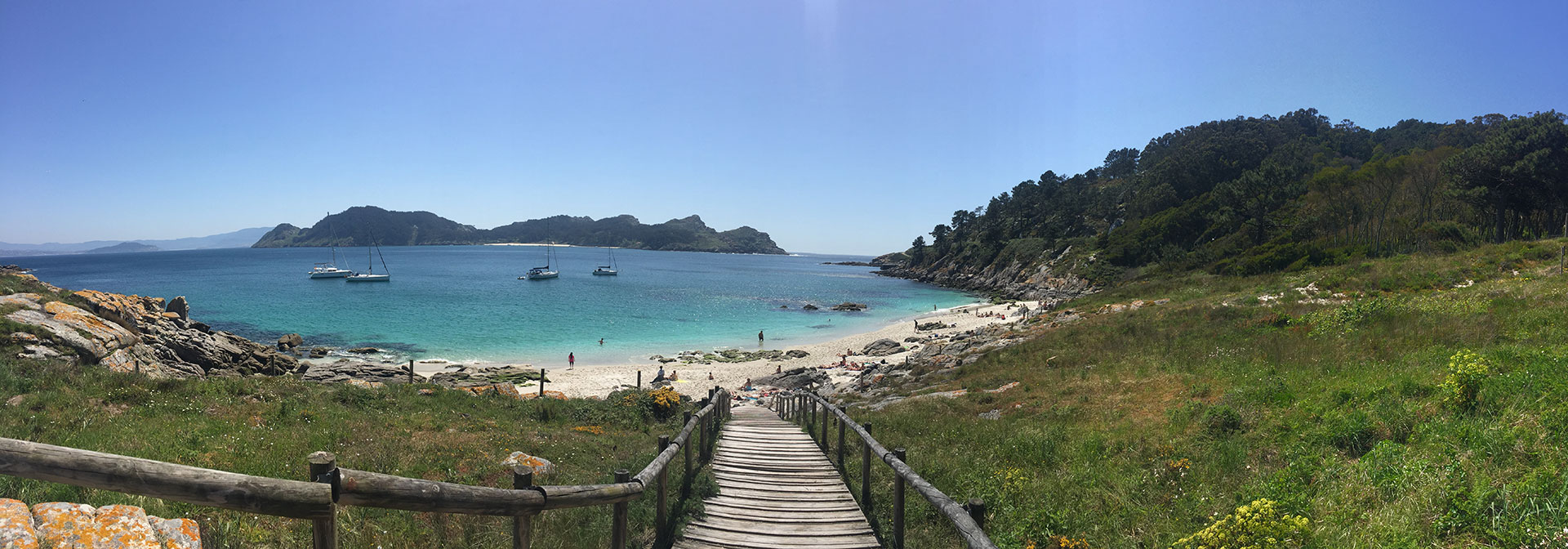 Playa de Nossa Señora en Cies