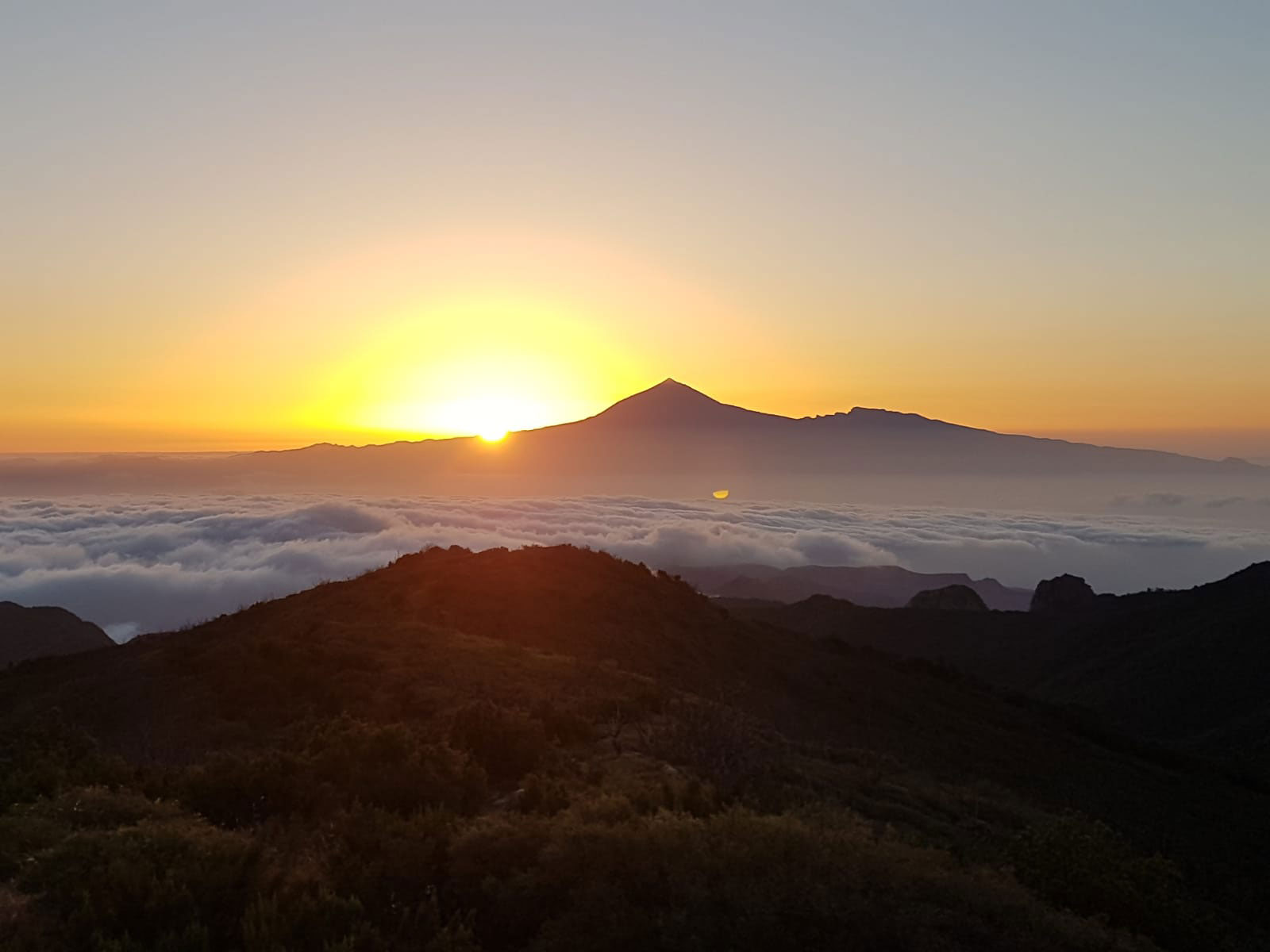 Amanecer en La Gomera