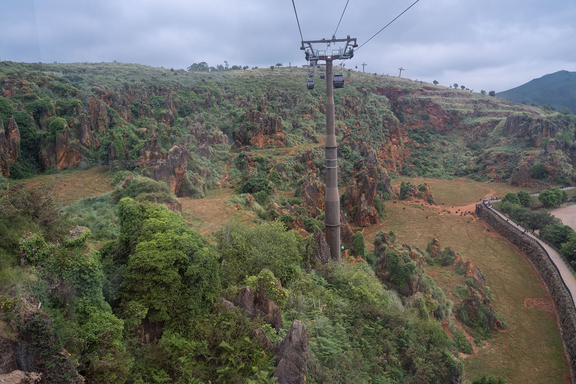 Telecabina en Parque de la Naturaleza de Cabárceno