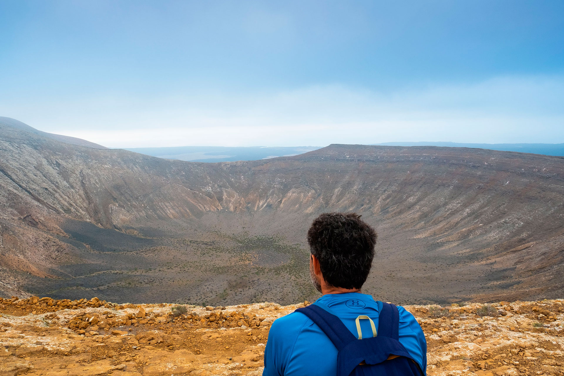 Crater caldera blanca