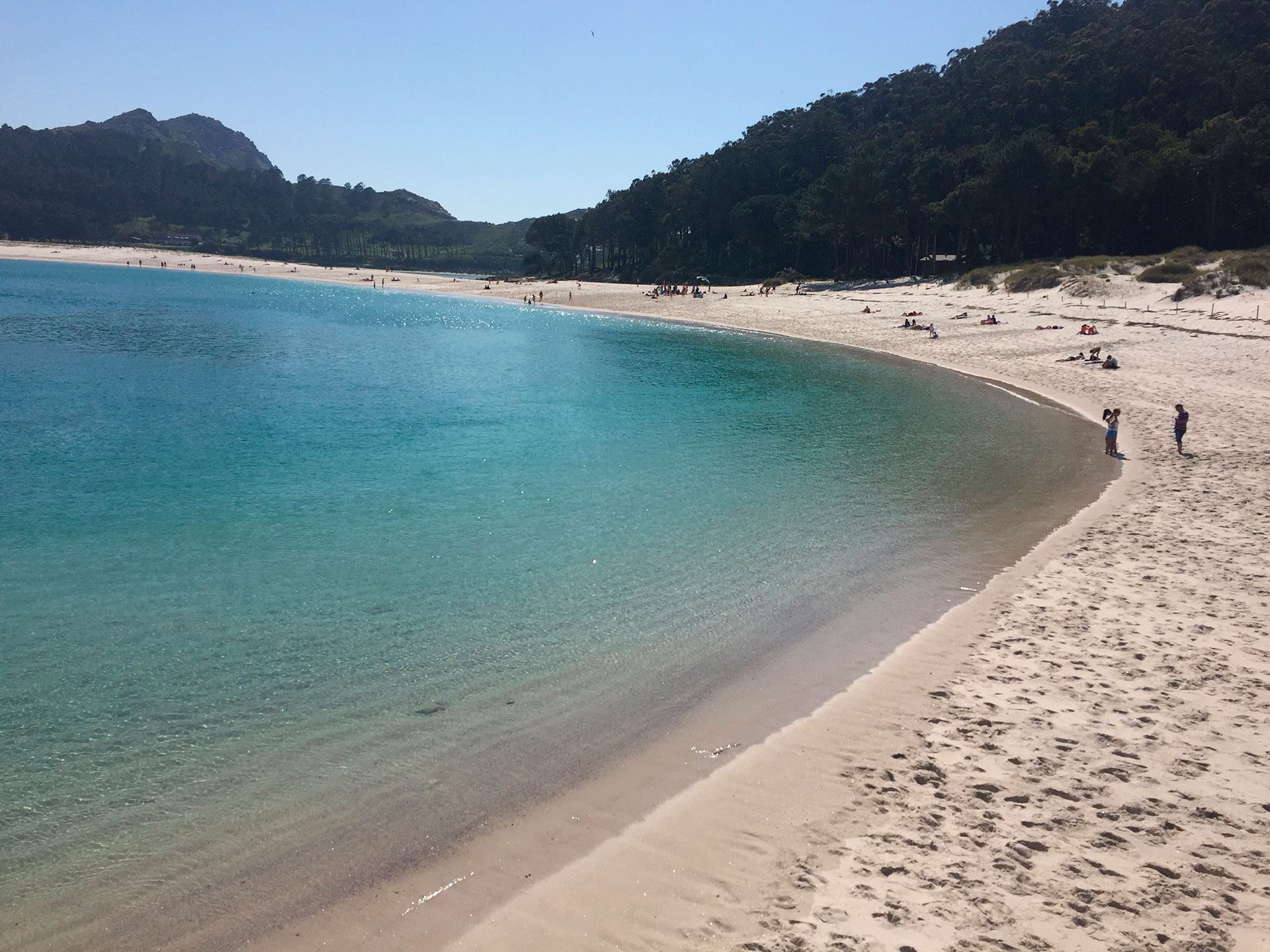 PLaya de Rodas en Islas Cies