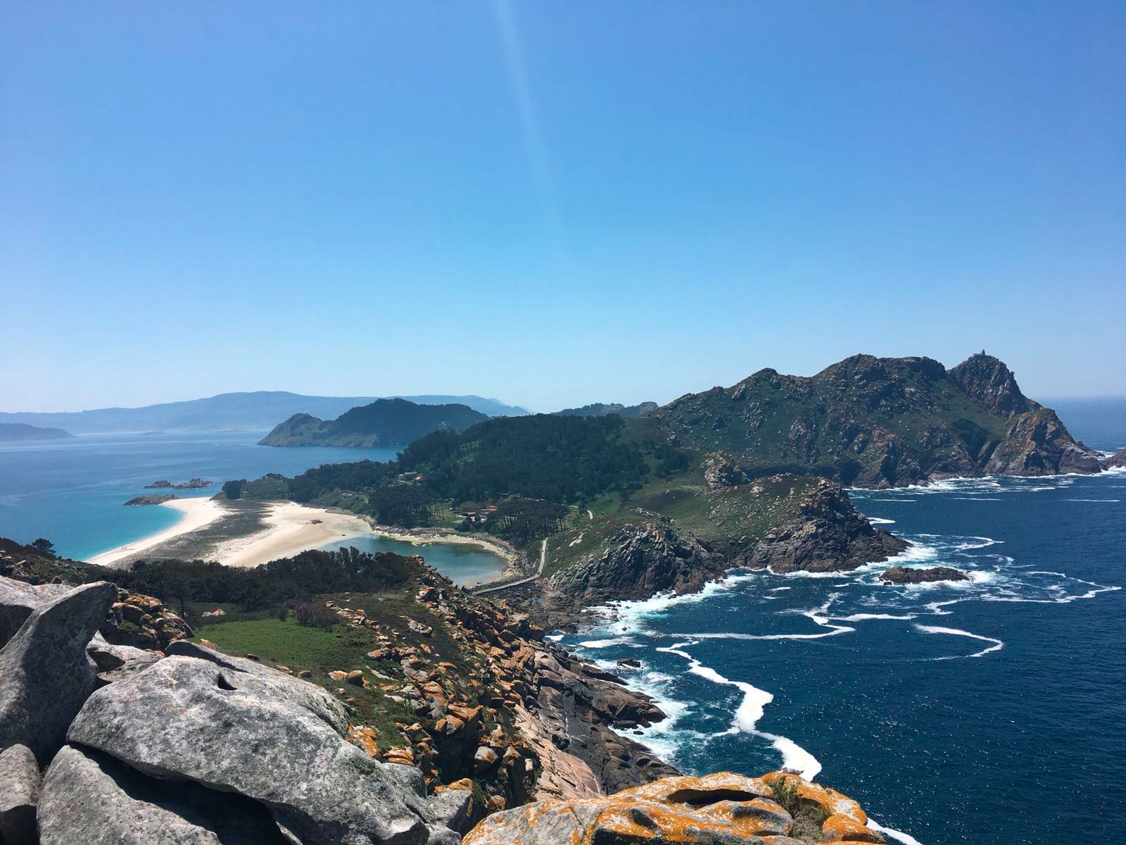 Islas Cíes vista desde Monte Príncipe