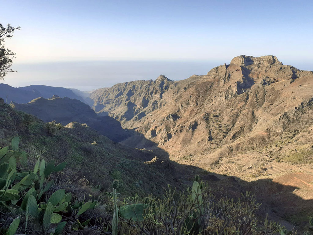 barranco en La Gomera