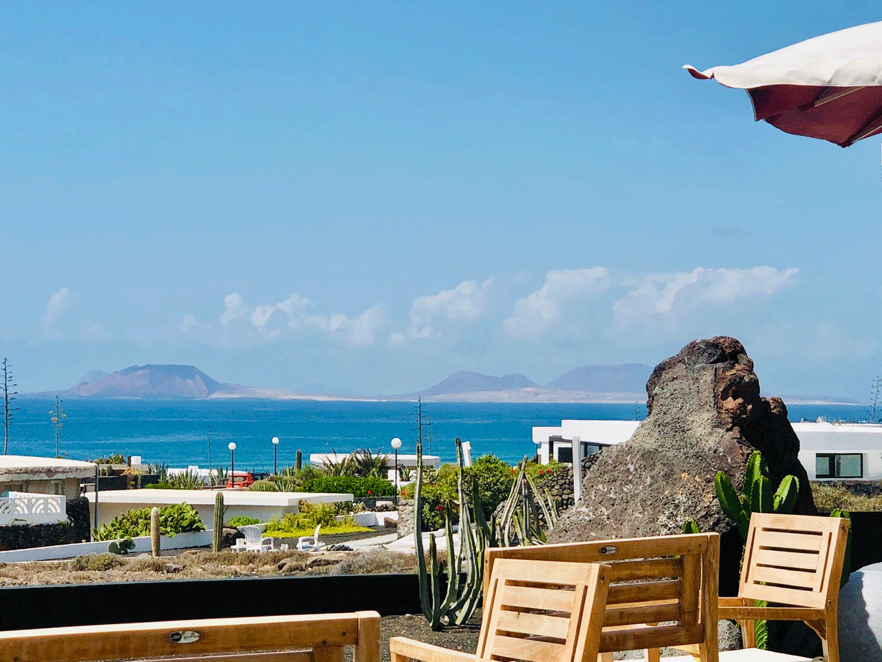 Vistas restaurante Dunas Famara