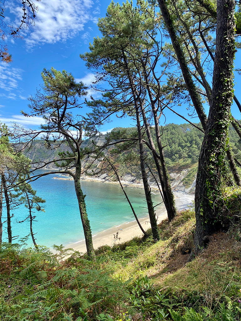 Playa de Oleiros en Asturias