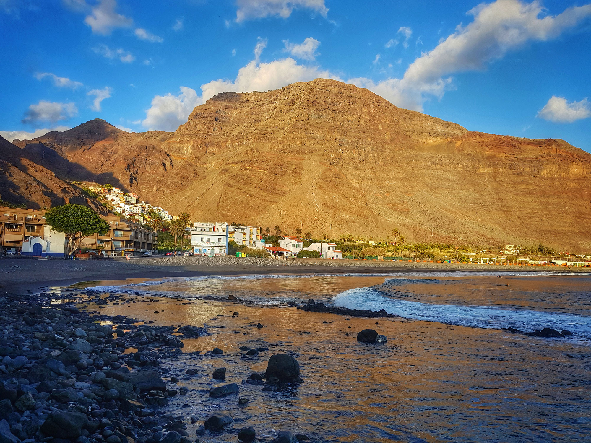 Valle Gran Rey al atardecer