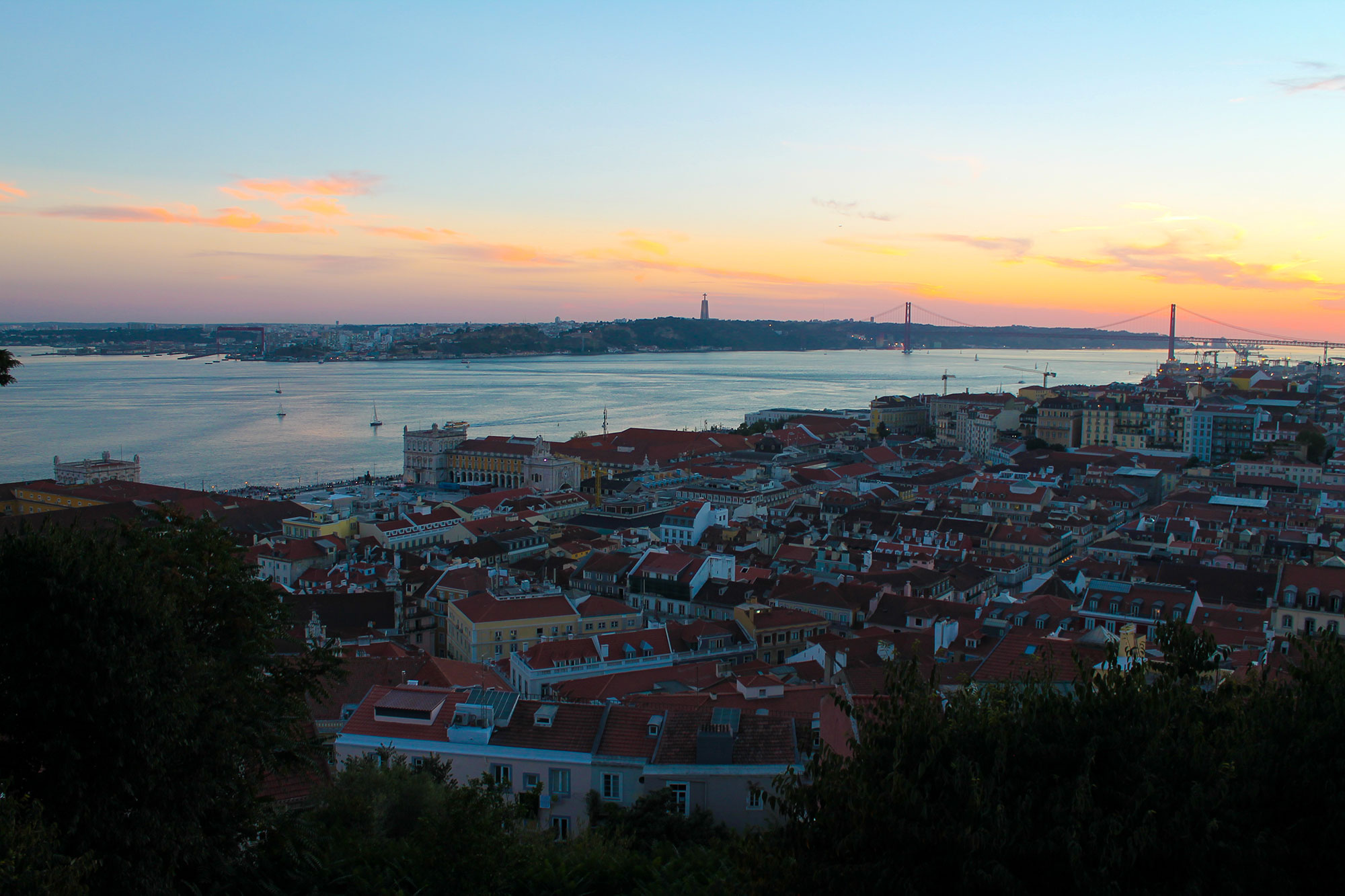 Paseo literario por Lisboa: vistas  desde el Castillo de San Jorge