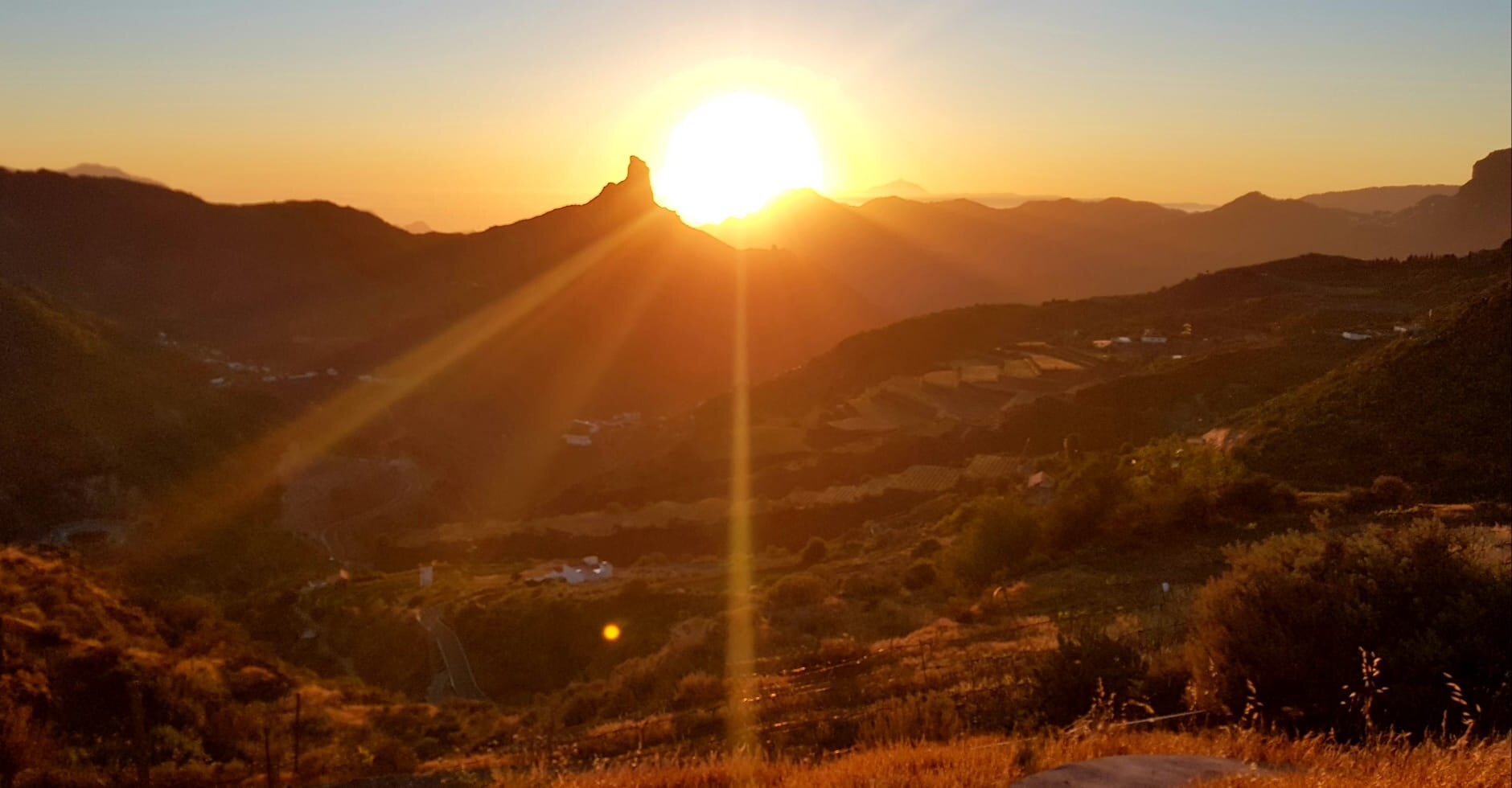 Atardecer en Roque Nublo