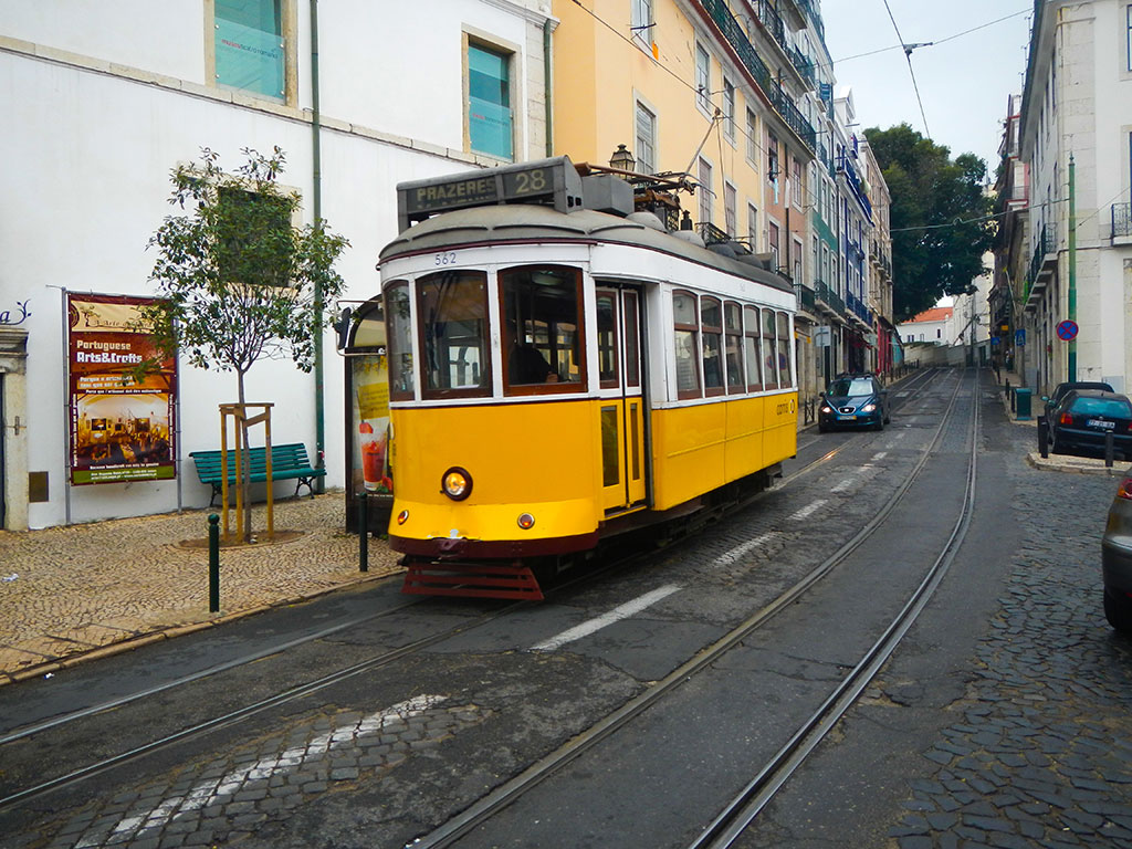 Paseo literario por Lisboa: Tranvía 28
