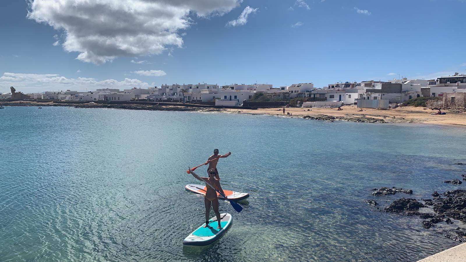 Paddle surf en La Graciosa