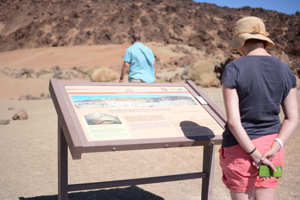 Turistas en el Teide