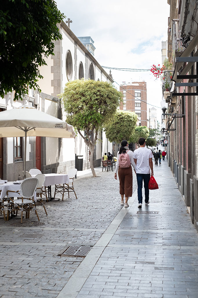 Calle Pérez Galdós en Las Palmas de Gran Canaria