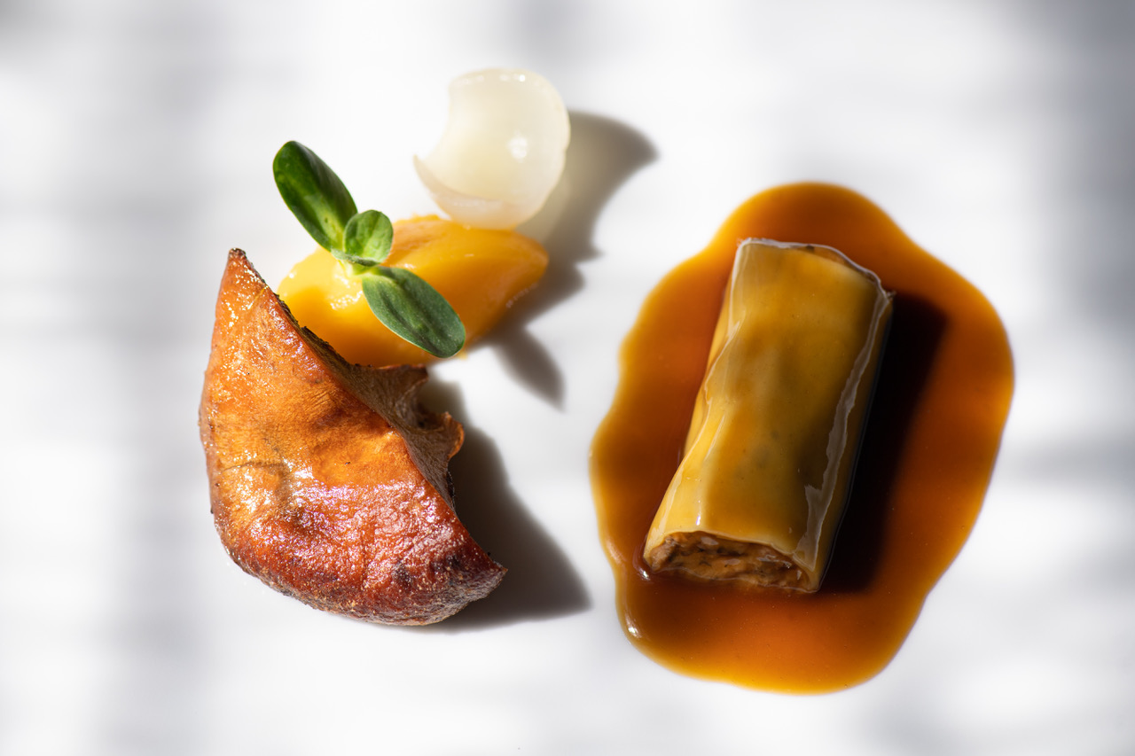 Canelones de cabra del Restaurante El Guayre Estrella Michelin Gran Canaria