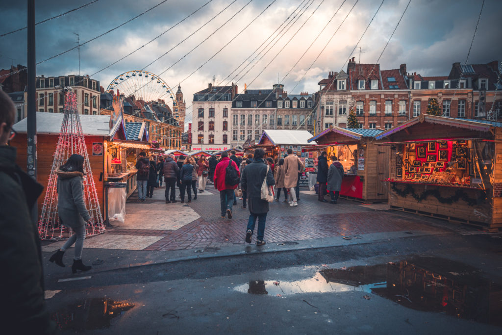 Mercadllo de navidad en Francia, Lille