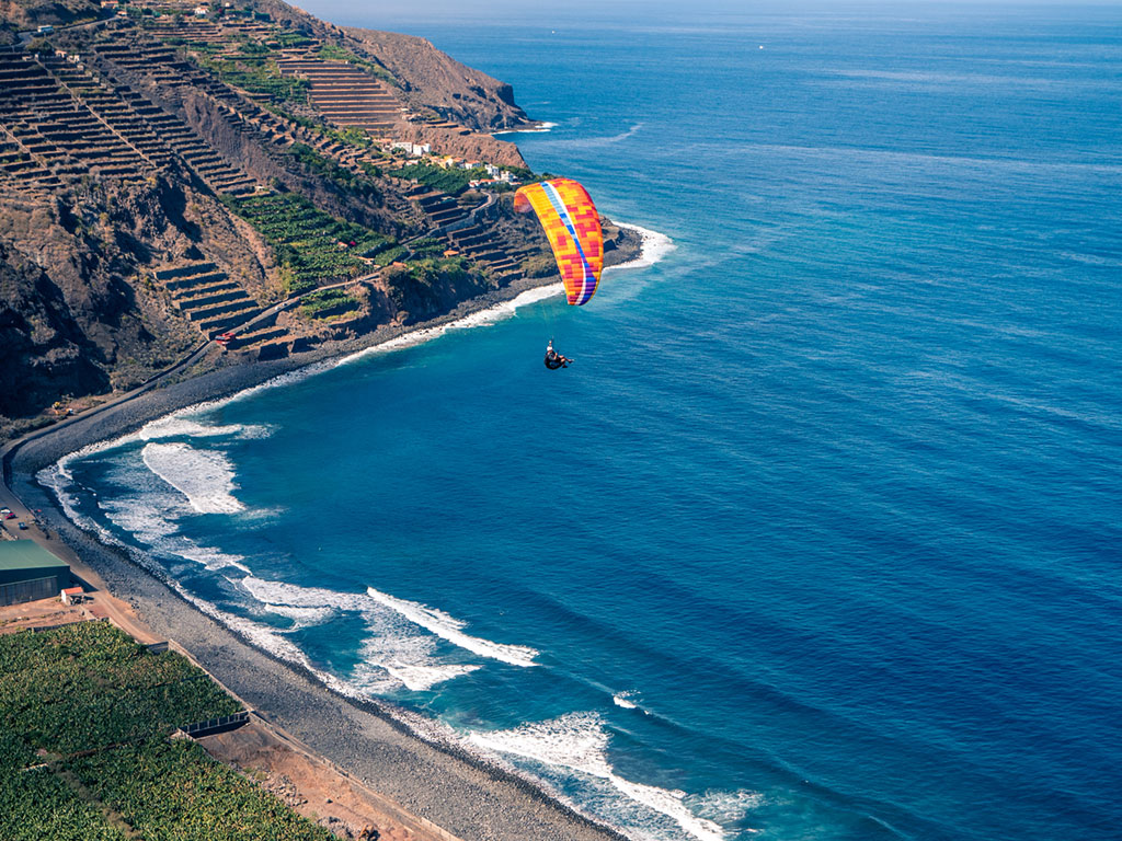 Planes en Canarias parapente