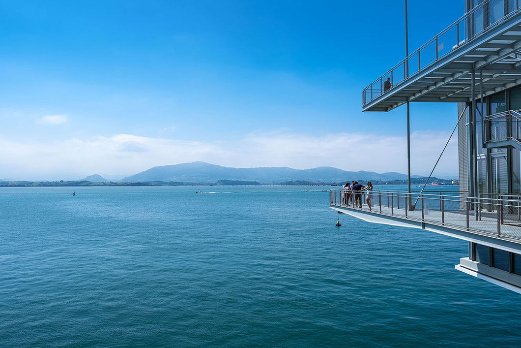 Vistas de la bahía desde el Centro Botin