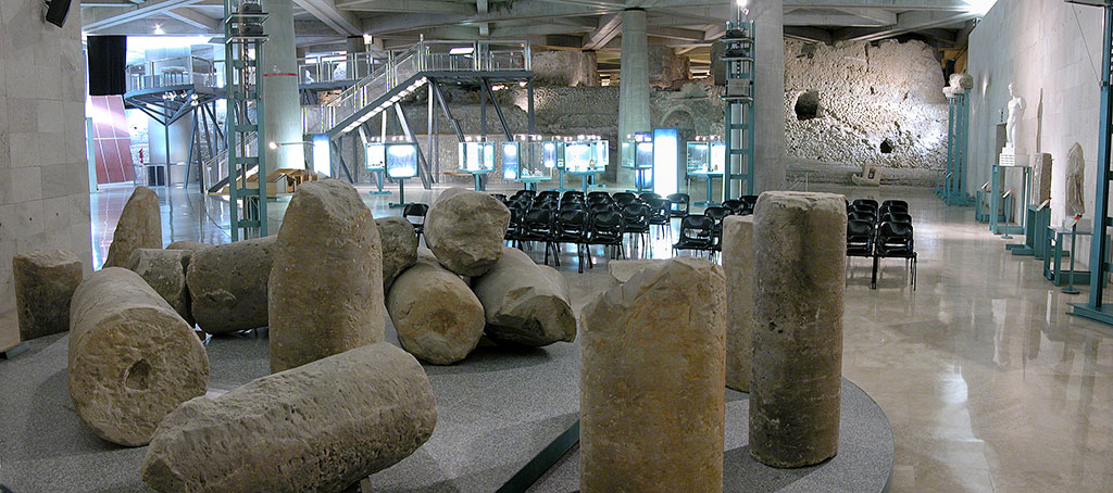 Paseo por la zaragoza romana, museo del foro