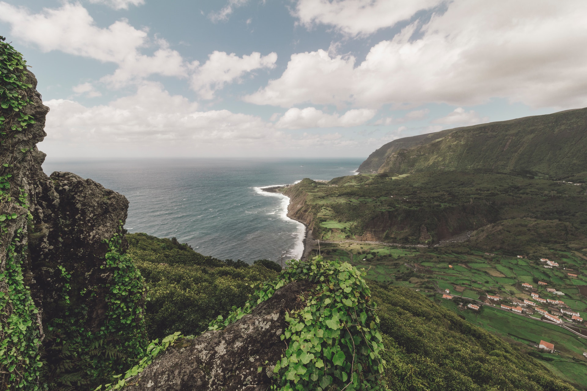 Costa de Flores en Azores