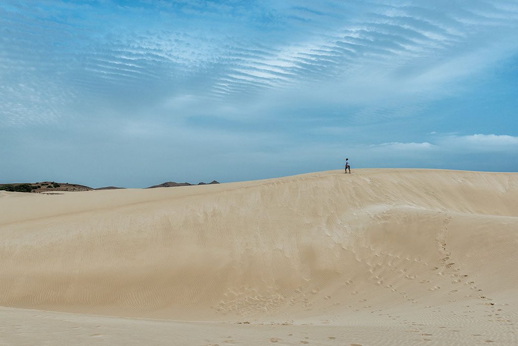 Viajar a Cabo Verde, desierto de Viana en Boa Vista