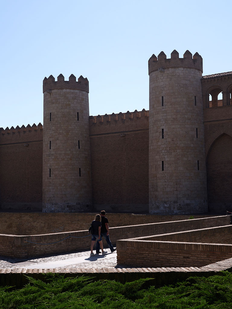 La Aljafería en Zaragoza