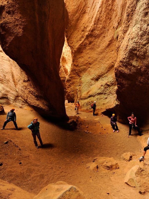 Rapel en el Barranco de Los Arcos