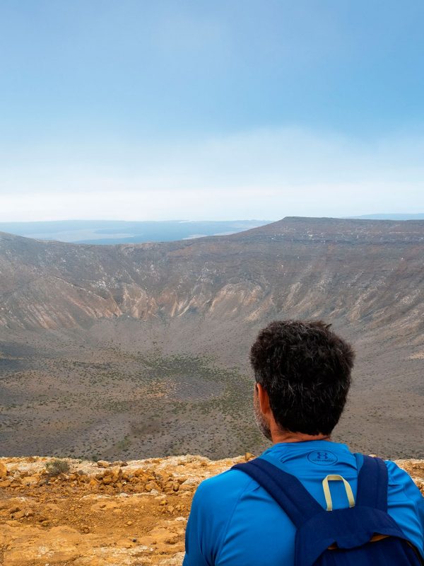 Crater caldera blanca