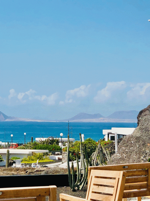 Vistas restaurante Dunas Famara