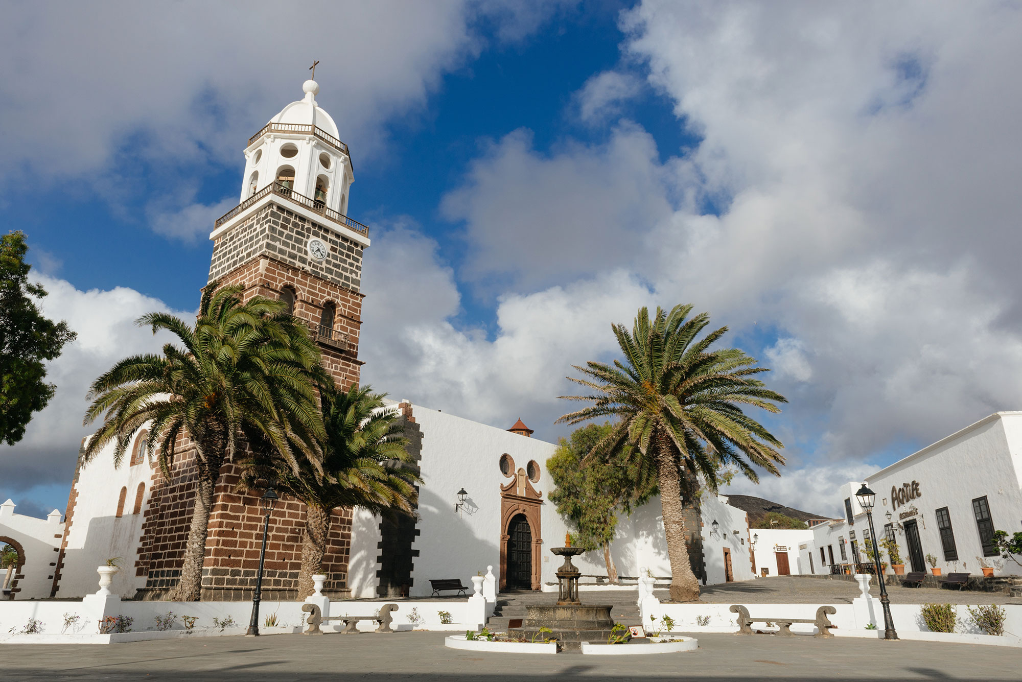 Plaza de la constitución en La Villa de Teguise, Lanzarote