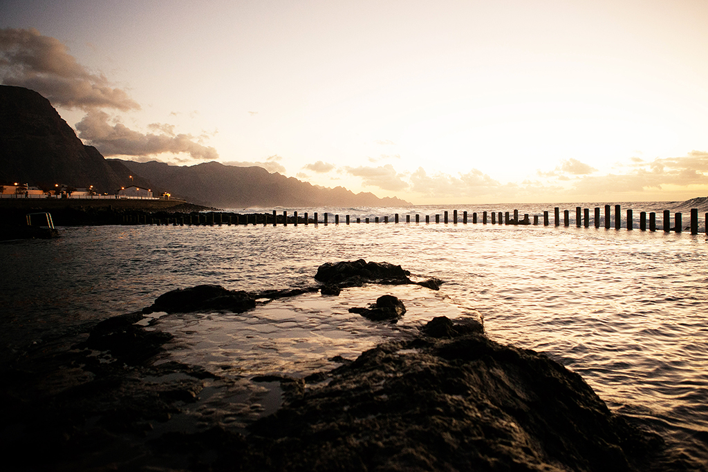 piscina natural en costa norte de Gran canaria