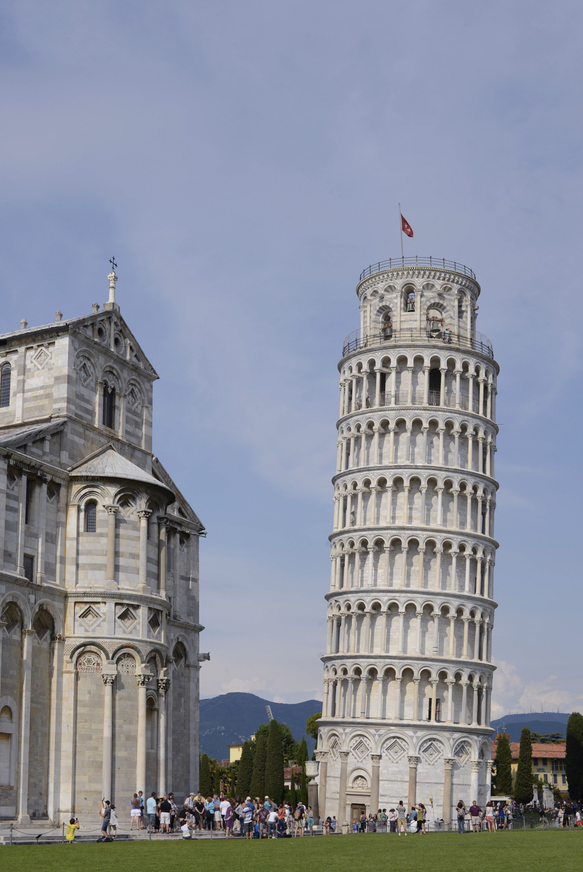 Verano en Toscana, torre de Pisa